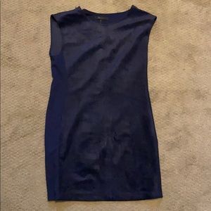 BCBG suede dress